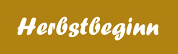 Herbstbeginn 2016