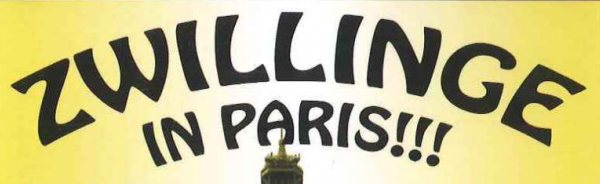 Ein charmanter Doppelpack: Zwillinge in Paris!
